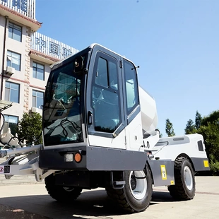 自上料混凝土搅拌车4方砂浆搅拌运输设备小型混凝土运输车 移动式