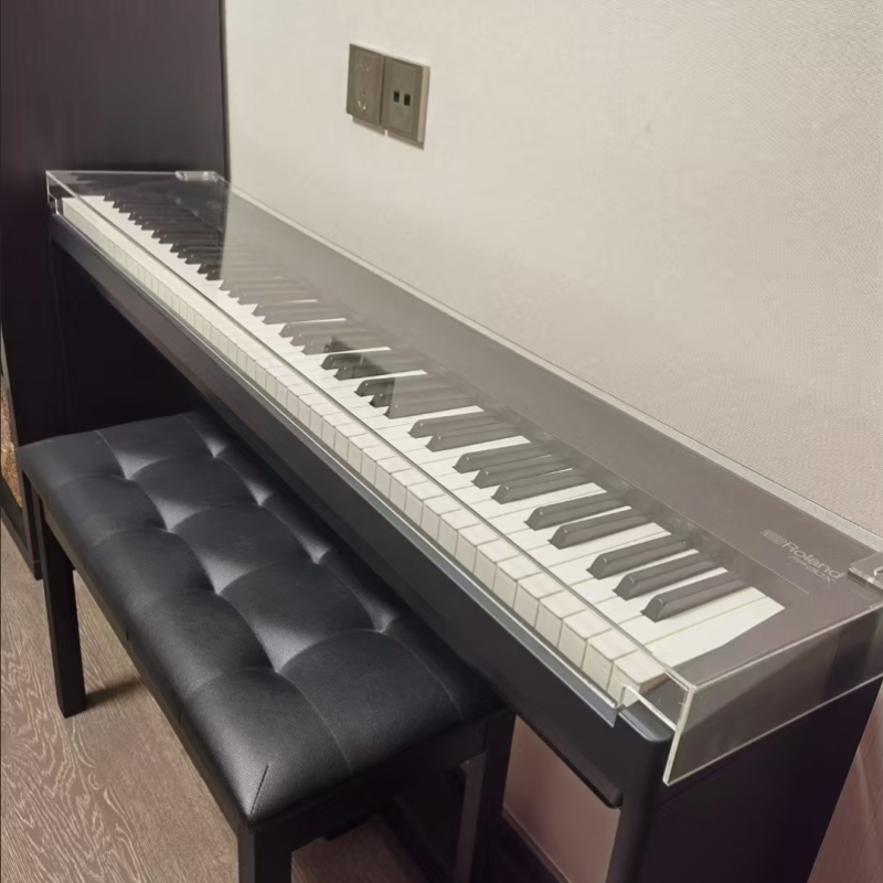 电钢琴亚克力防尘罩防猫踩