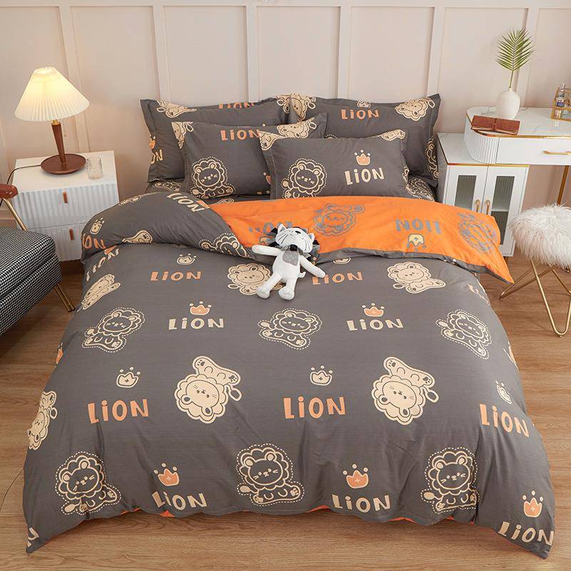 纯棉床笠4件套全棉3件套床品被罩床单200*230CM直销家纺