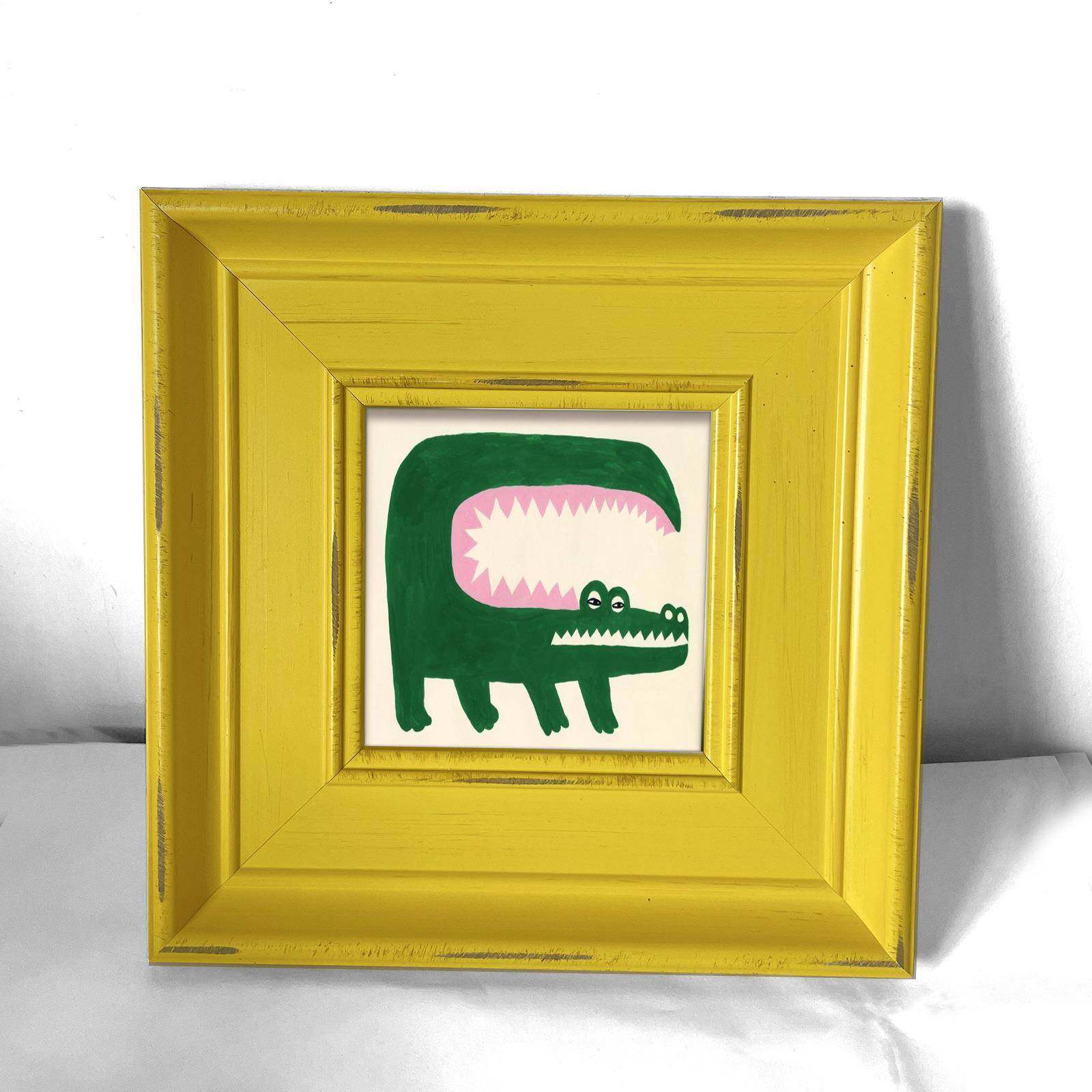 简约柠檬黄做旧实木画框油画外框客厅装饰画相框拼图框挂墙,家装灯饰光源,其它灯具灯饰,淘宝优惠券,粉丝福利购,淘宝优惠卷