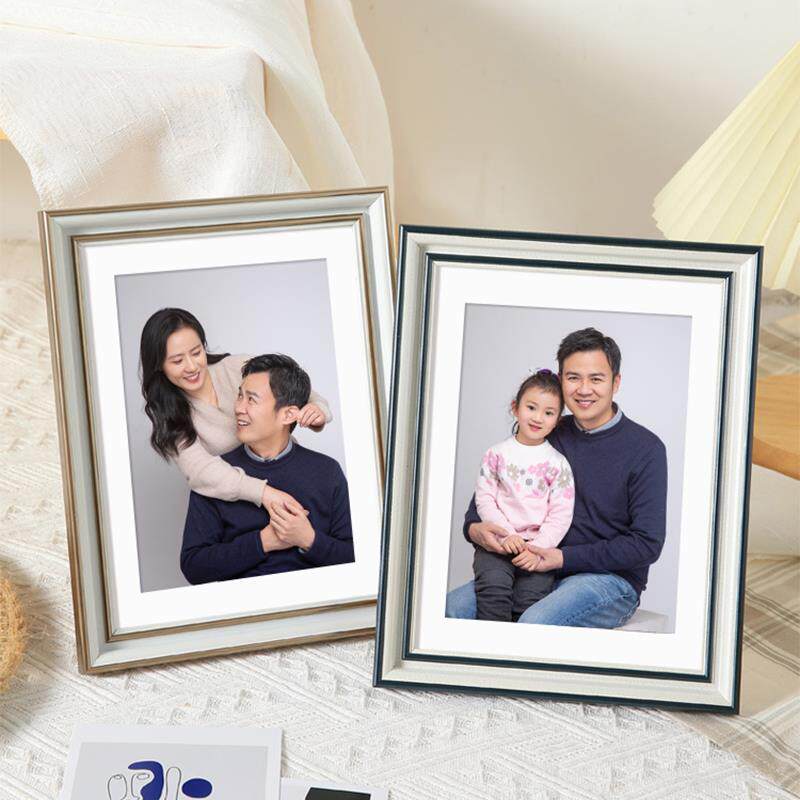 欧式简约摆台小相框七7寸8六6儿童洗照片做成全家福相册画框A4a3