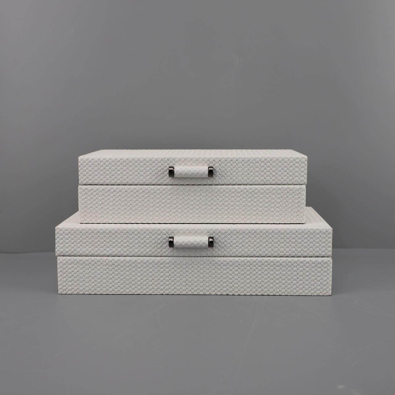 现代简约编织皮革首饰盒收纳盒摆件客厅卧室梳妆台样板房家居饰品,婴童用品,其它婴童用品,淘宝优惠券,粉丝福利购,淘宝优惠卷