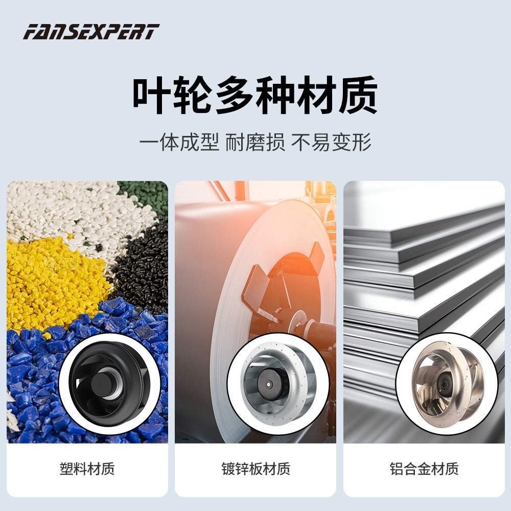 EC225mm后倾式离心风机 烧烤炉工业排风后倾离心风机散热风扇