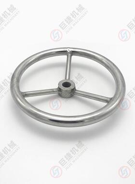 不锈钢圆形手轮方向盘式手轮M16M20M24304不锈钢手轮