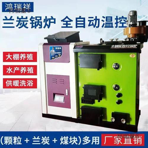 兰炭锅炉家用燃煤地暖暖气炉农村生物质颗粒锅炉养殖多燃料麦太保