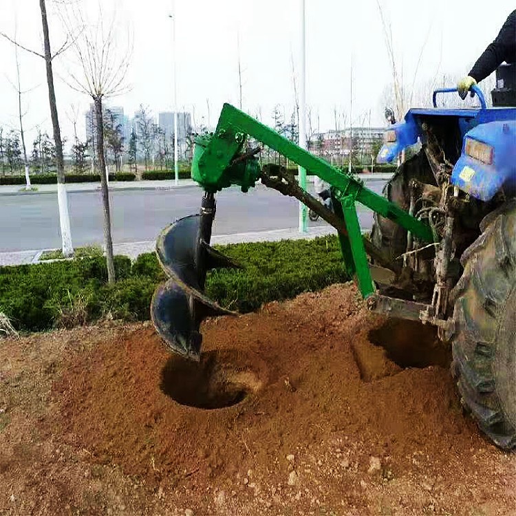 后置式植树挖坑机15-100公分多功能树坑机地面挖穴器