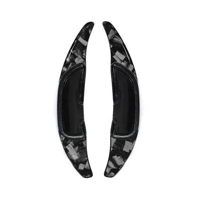 适用奔驰AMGGT新款碳纤维换挡拨片配件方向盘中控改装内饰贴