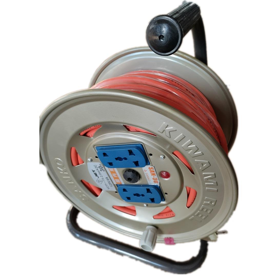 线盘长度可按要求生产2芯PVC电线电缆1.5平方30米一卷电源线插头