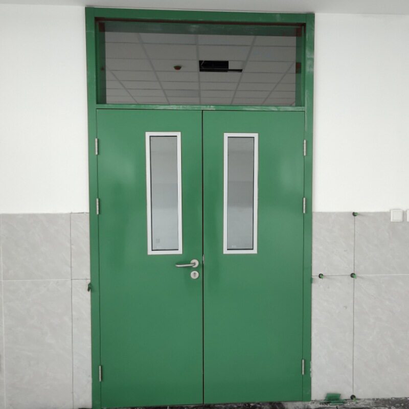 学校钢质平开门防撞击耐酸碱带上亮窗巨梦生产厂家包安装