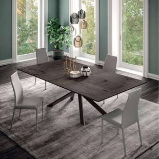 多功能餐桌隐形可折叠伸缩长方形饭桌现代简约轻奢高级感2024新款