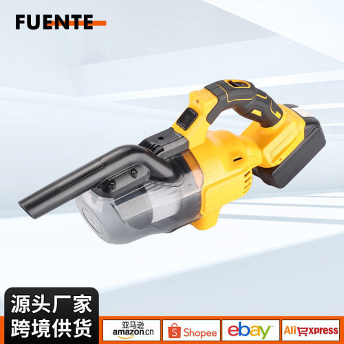 跨境大吸力锂电吸尘器外贸便携无线手持家用车载多功能吸尘器批发