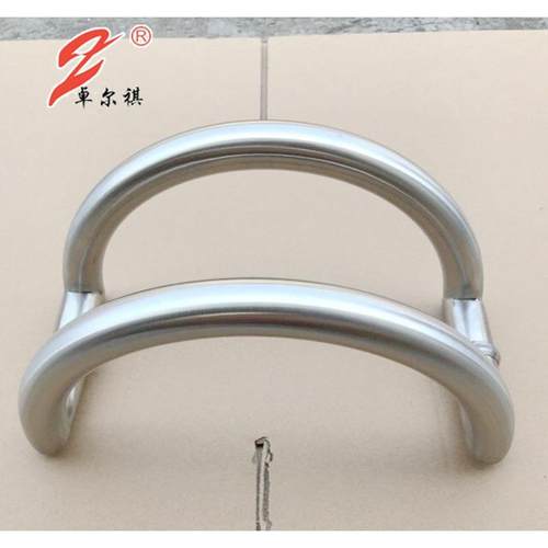 生产出口欧美高配不锈钢弯管拉手玻璃门拉手C型弯把手
