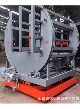 快速翻转跺料箱体90/180度翻板机 c型开口液压翻转机不锈钢板翻板