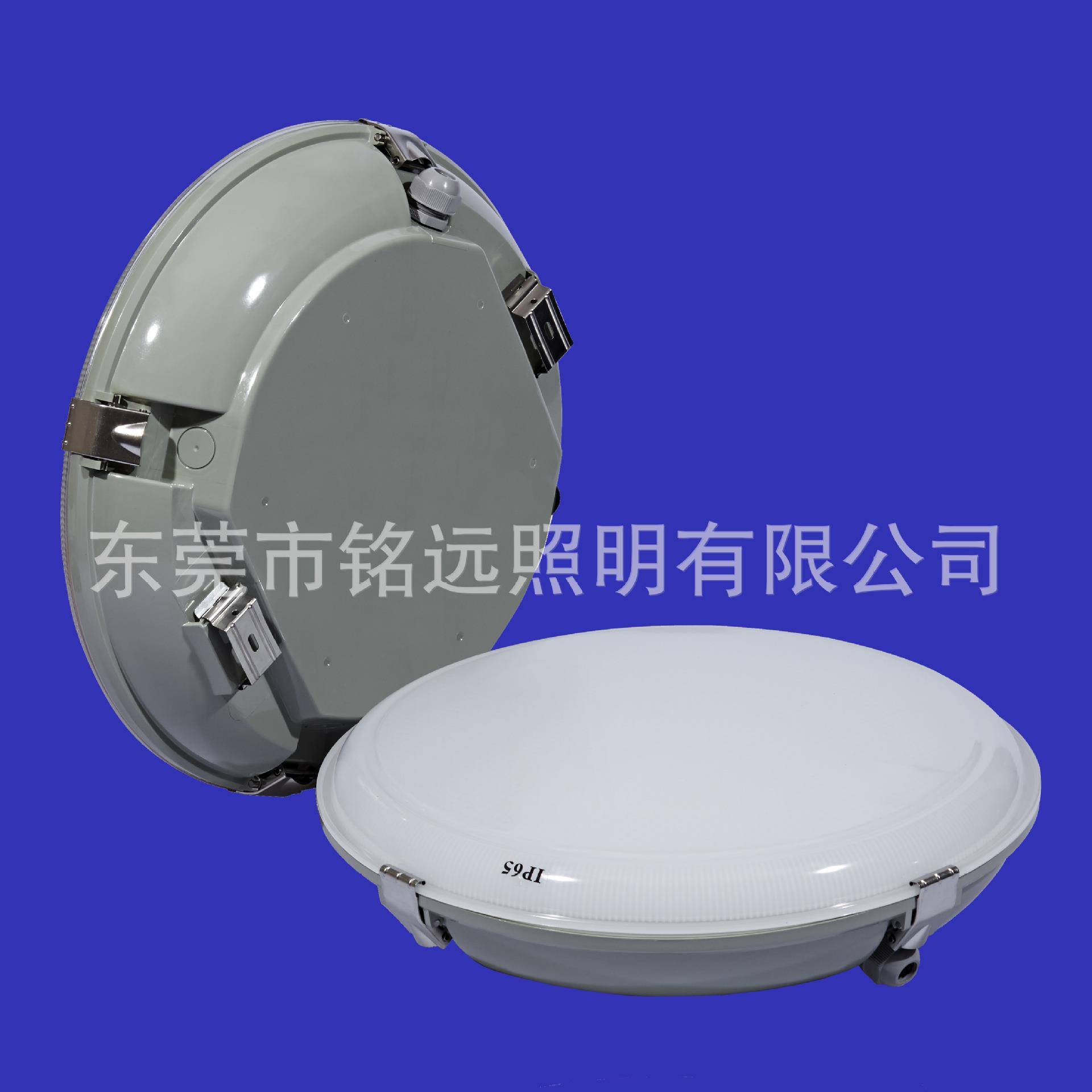 CS125圆形防火PC料吸顶灯-防水防尘吸顶灯套件-冷库吸顶灯PC灯罩