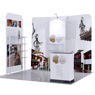 供应展览展示器材美博会展会背景展示架国外展会展位设计搭建