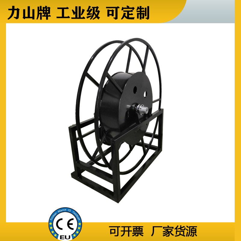 高压电动卷管器彈簧伸缩大直径自动水鼓力山厂家重型工业软管卷盘图片
