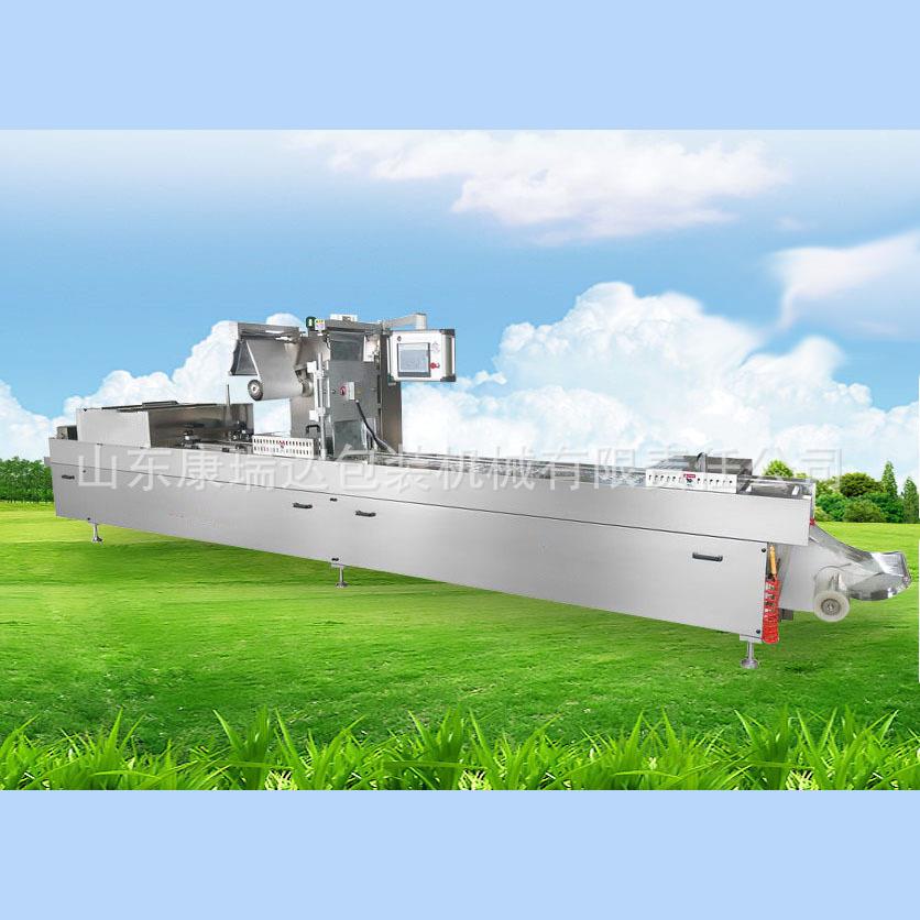 香肠自动包装封口机鹌鹑蛋塑封机休闲食品全自动拉伸膜真空包装机