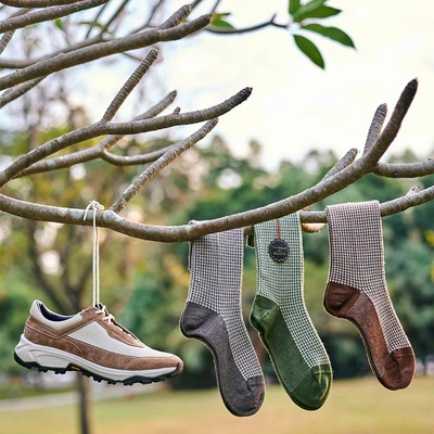 北町冬季保暖羊绒袜系列中筒绅装袜羊绒轻薄亲肤柔软组合装