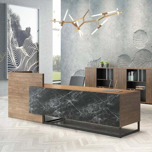 深圳办公家具前台接待台简约现代公司收银台咨询吧台迎宾柜台桌