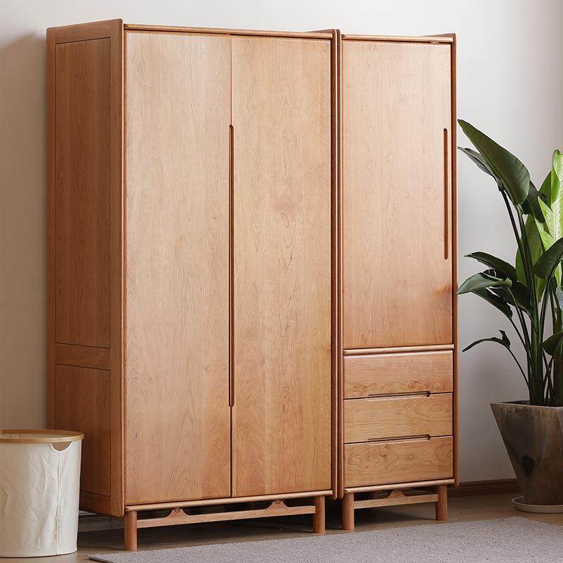 北欧全实木衣柜北美樱桃木家具单双门抽屉橱柜卧室衣橱,电子/电工,接线端子,淘宝优惠券,粉丝福利购,淘宝优惠卷