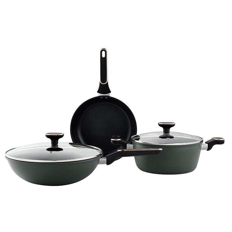 朗逸精铁不粘锅套装DFS-TZ151三件套