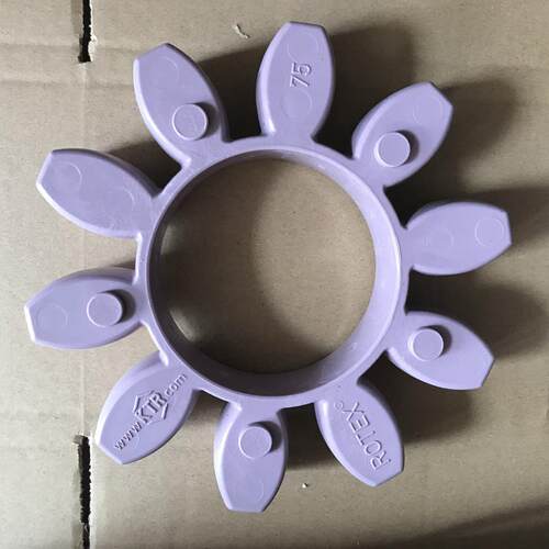 ROTEX75外径160联轴器减震缓冲垫子十角弹性体10瓣梅花圈内80胶块