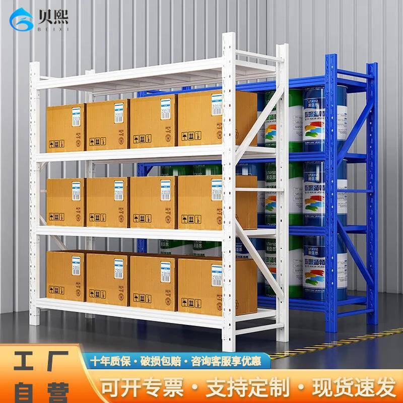 货架仓储置物架四层展示架重型加厚储货物铁架子库房收纳货架