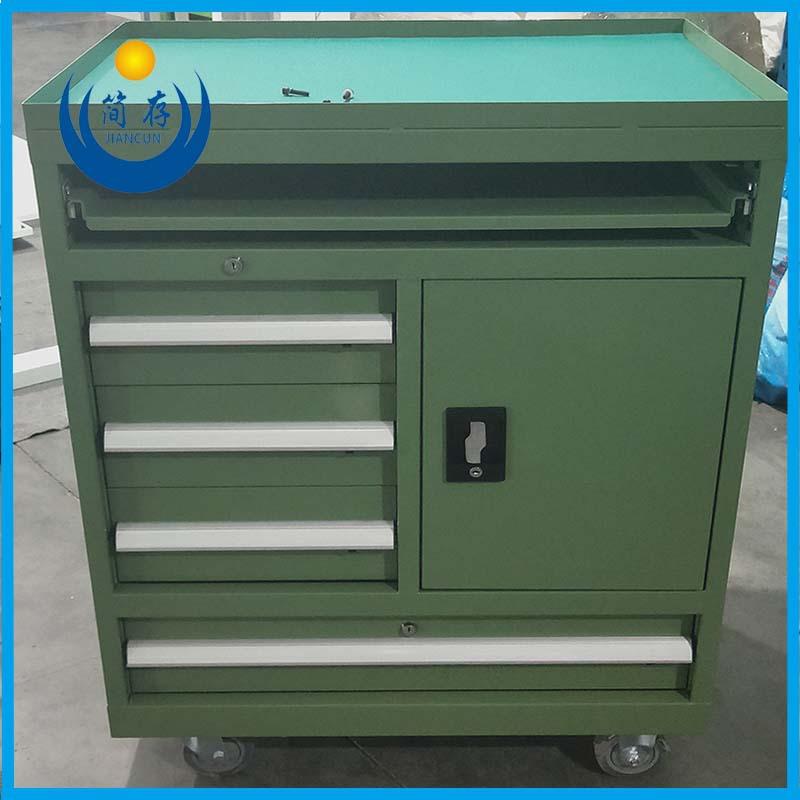 重型组合工具车带键盘抽主架柜带通风孔带抽屉单门层板置物柜