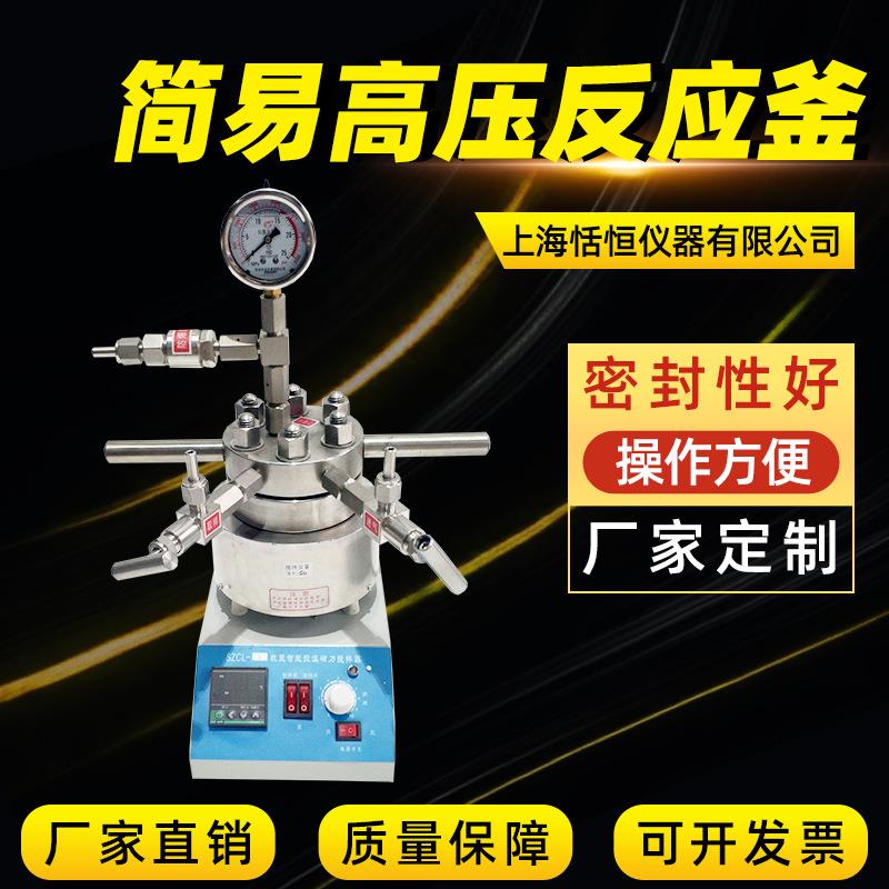 供应CF系列简易不锈钢反应釜高压反应釜消解罐现货出售