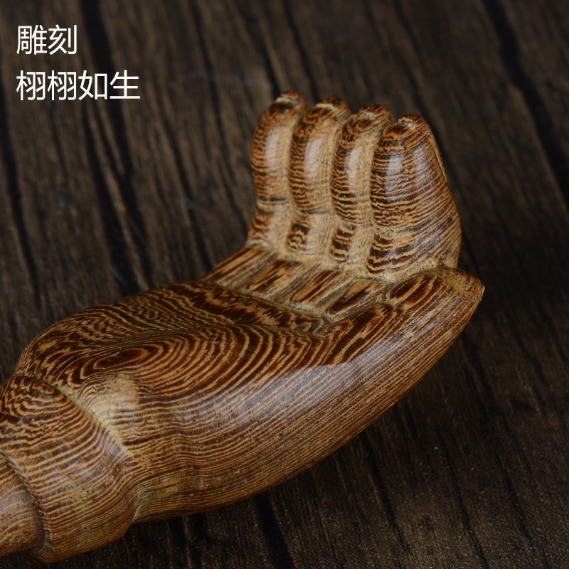 鸡翅木质按摩捶敲打锤经络健身锤背器穴位拍打棒两用痒痒挠手持式