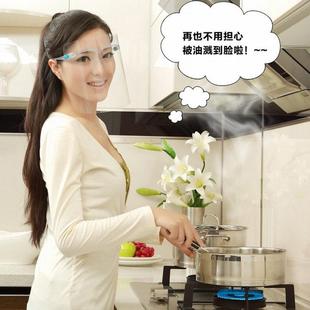 做饭做菜防护面罩炒菜防溅油防烫手套炸东西油条工具神器防护