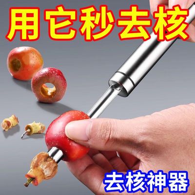 山楂去核器神器不锈钢红枣去籽器苹果梨水果取芯挖沙果挖去核耐用