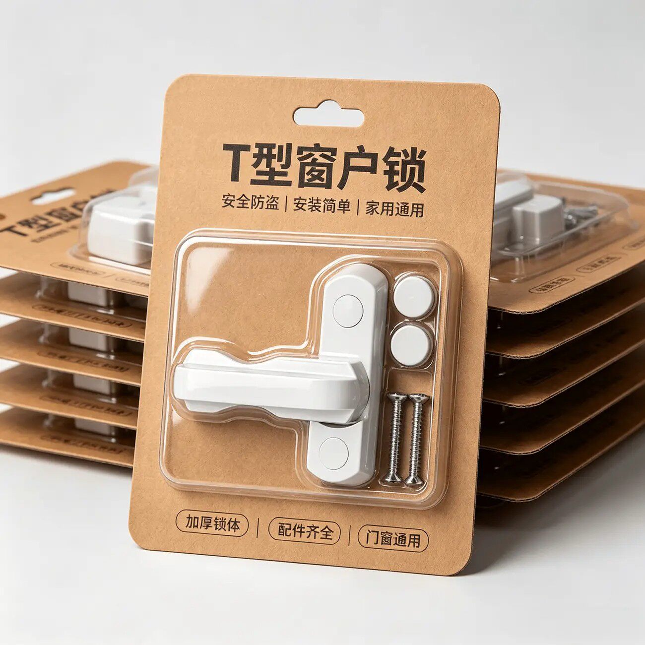 塑钢平开窗防盗安全锁扣