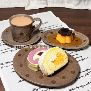 玫瑰家日式复古陶瓷餐具