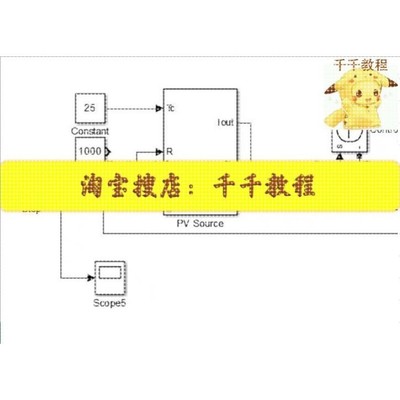 发电系统Simulink仿真模型风力光伏发电太阳能电池发电系统    J9
