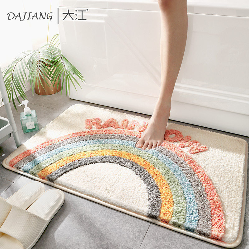 卫生间吸水地垫门口脚垫可爱厕所洗手间进门垫家用浴室防滑垫地毯,居家布艺,家用脚垫,淘宝优惠券,粉丝福利购,淘宝优惠卷