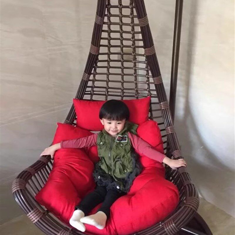 小型单人吊篮秋千家用吊椅藤椅摇篮椅鸟巢椅室内阳台懒人吊床摇椅