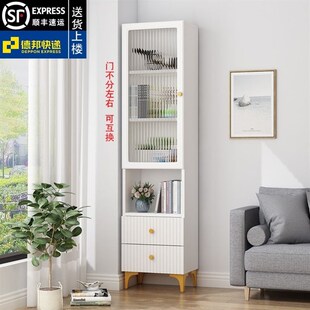 角柜墙角置物架客厅储物柜转角收纳柜厨房角落玻璃柜家用卧室书柜