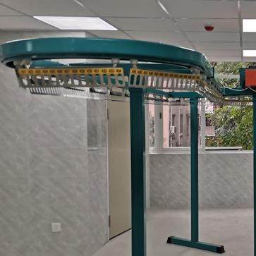 直销酒店洗衣房衣物自动输送线干洗店取衣线挂衣机晾衣架