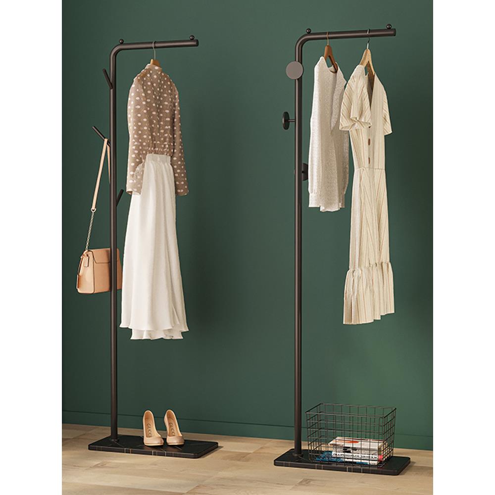 挂衣架落地卧室移动轻奢简易挂衣服架子单杆式衣帽架小型家用新品