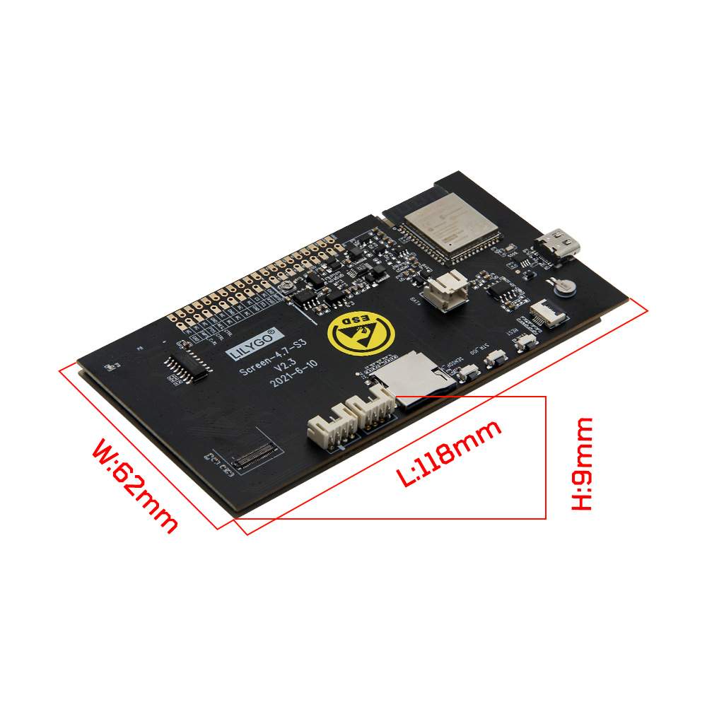 LILYGO T5 4.7 Inch E-paper V2.3 ESP32-S3墨水屏可编程 低功耗