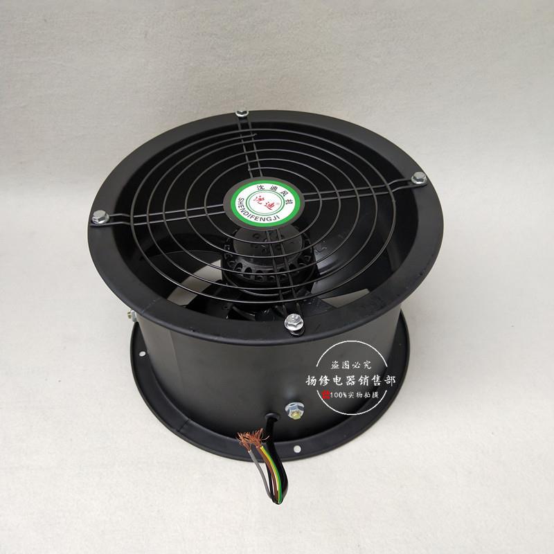 外转子轴流风机管道式YWF2D4E-200-300-400-500圆筒式工业风扇