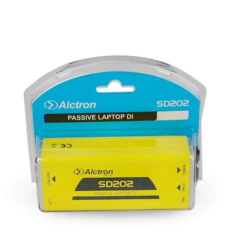 Alctron/爱克创 SD202无源DI 盒阻抗变换DI BOX电吉直连盒效果器
