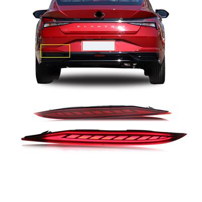 适用于Elantra伊兰特2021LED后杠灯警示灯转向灯3功能直销