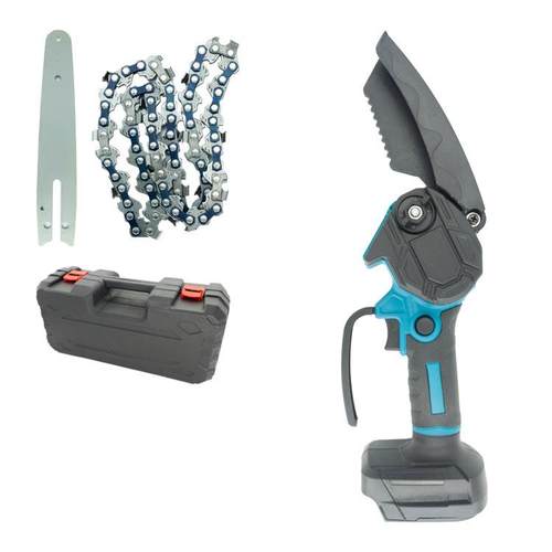 锂电充电电链锯单手锯手持六寸修枝锯无线伐木锯果园修剪