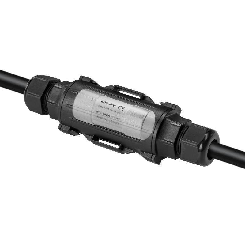 FUSE连接器10-100A太阳能光伏专用熔断丝可更换保险丝连接头1500V