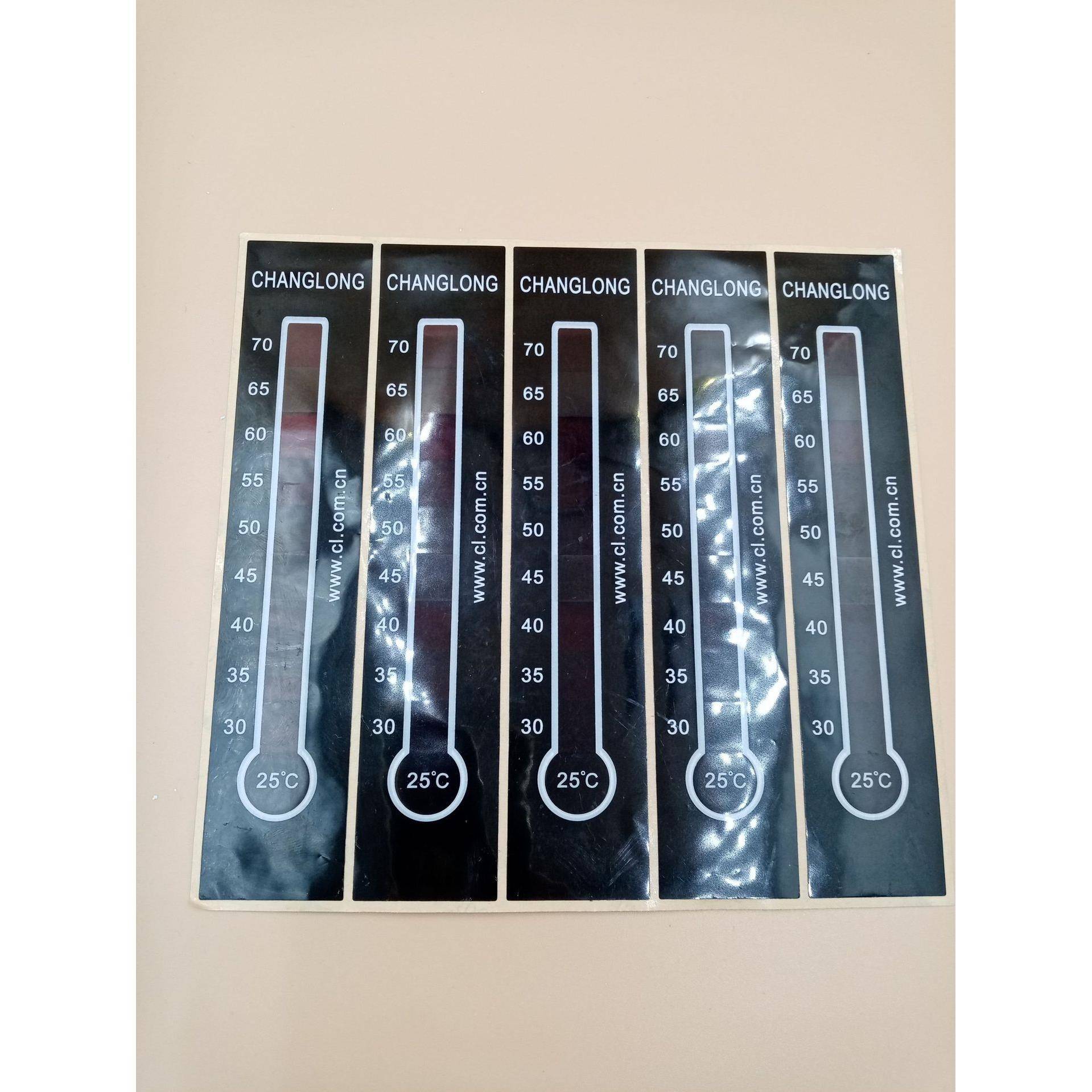 S-NWDJ-10A25-70度可反复变色测温纸测温贴片可逆温度标签