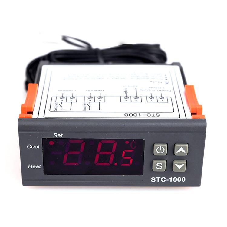 孵化器温度控制器stc-1000制冷制热宠物保温箱海鲜机水族馆温控器