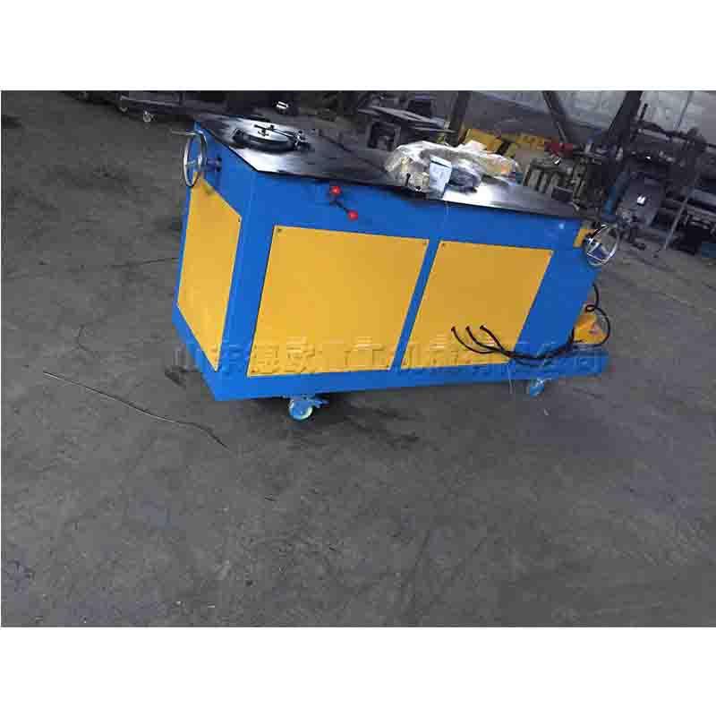 卧式螺旋管弯头机白铁皮风管接缝咬口机空调管油烟管接头弯曲机