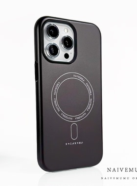 原创小众韩国菲林磁吸适用苹果17promax手机壳iphone16不会撞新款全包简约高级感冷淡风潮牌纯色二合一男女生